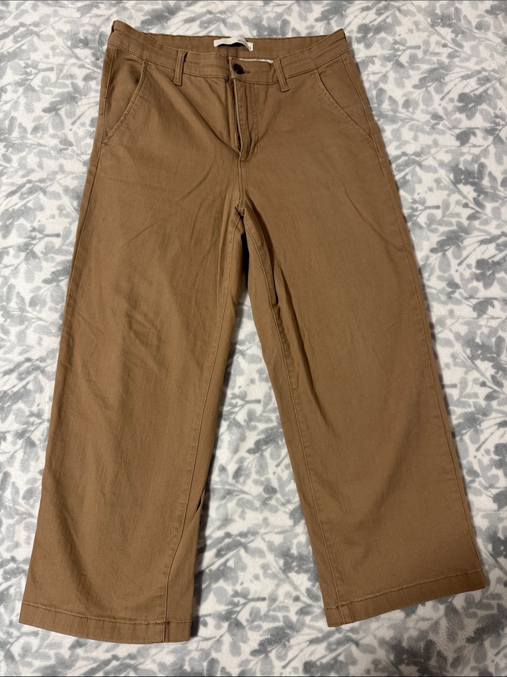Ella Moss Straight Leg Pants in Brown